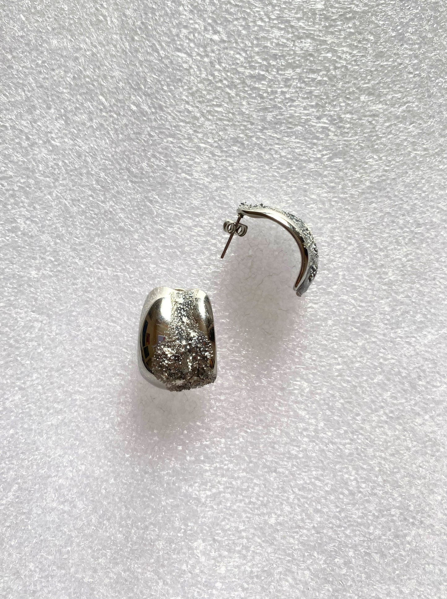 Crispy earrings - SILVER