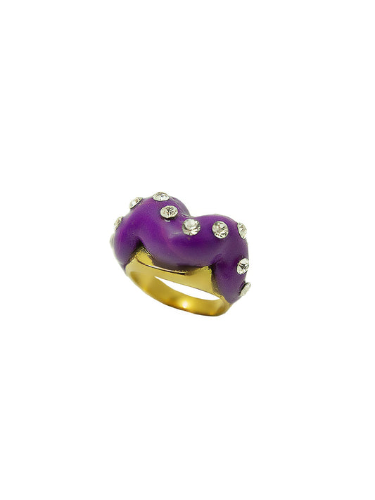 Mostro ring - Viola Brillante