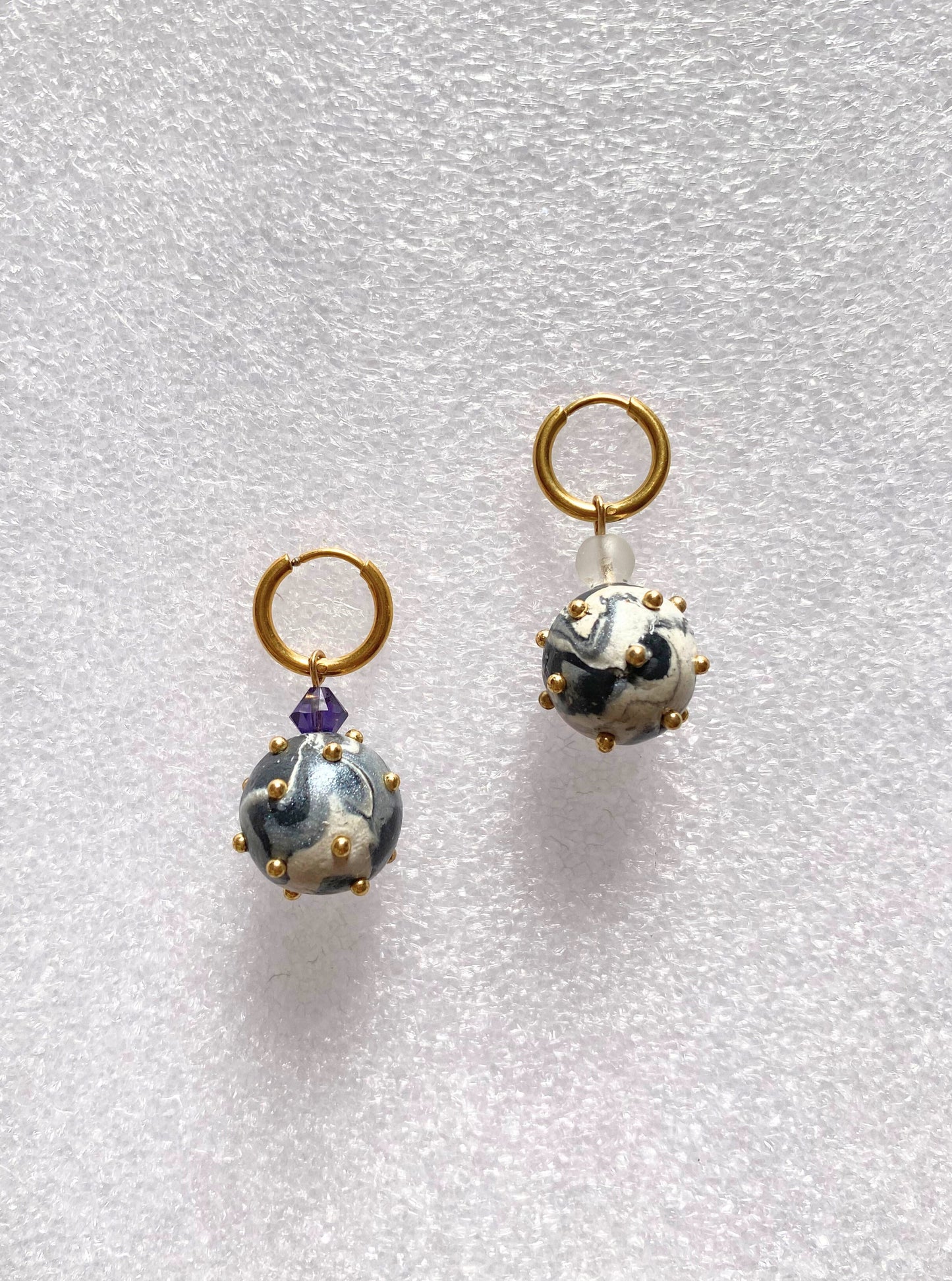 Wrecking ball earrings - GOLD