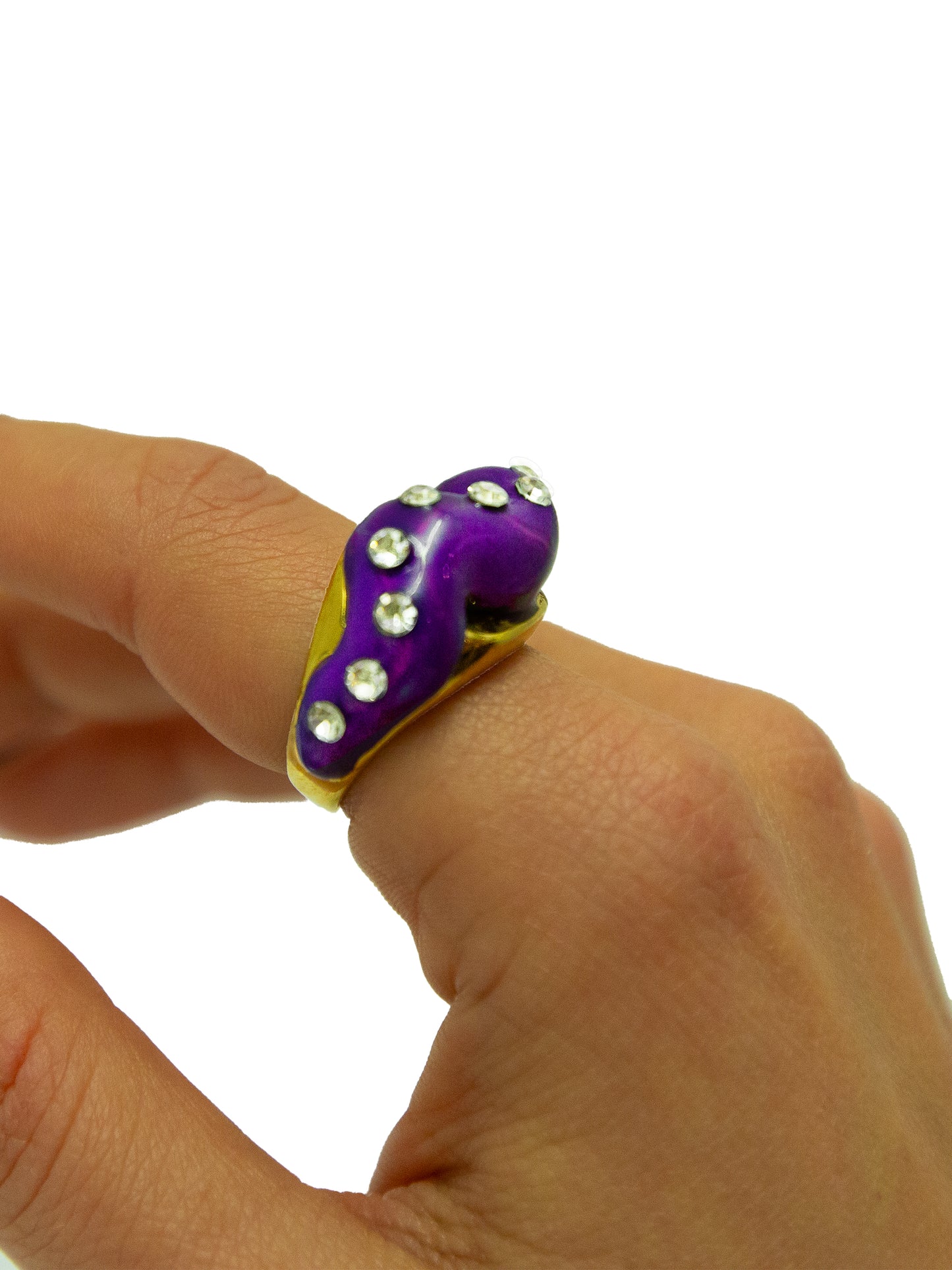 Mostro ring - Viola Brillante