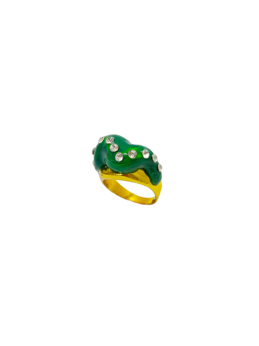 Mostro ring - Verde Brillante