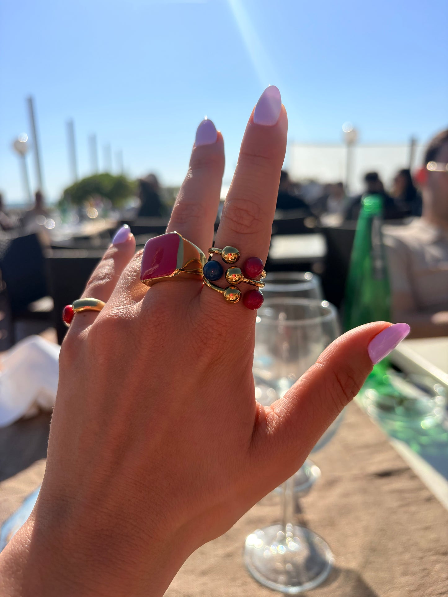 Chunky ring - BIANCO