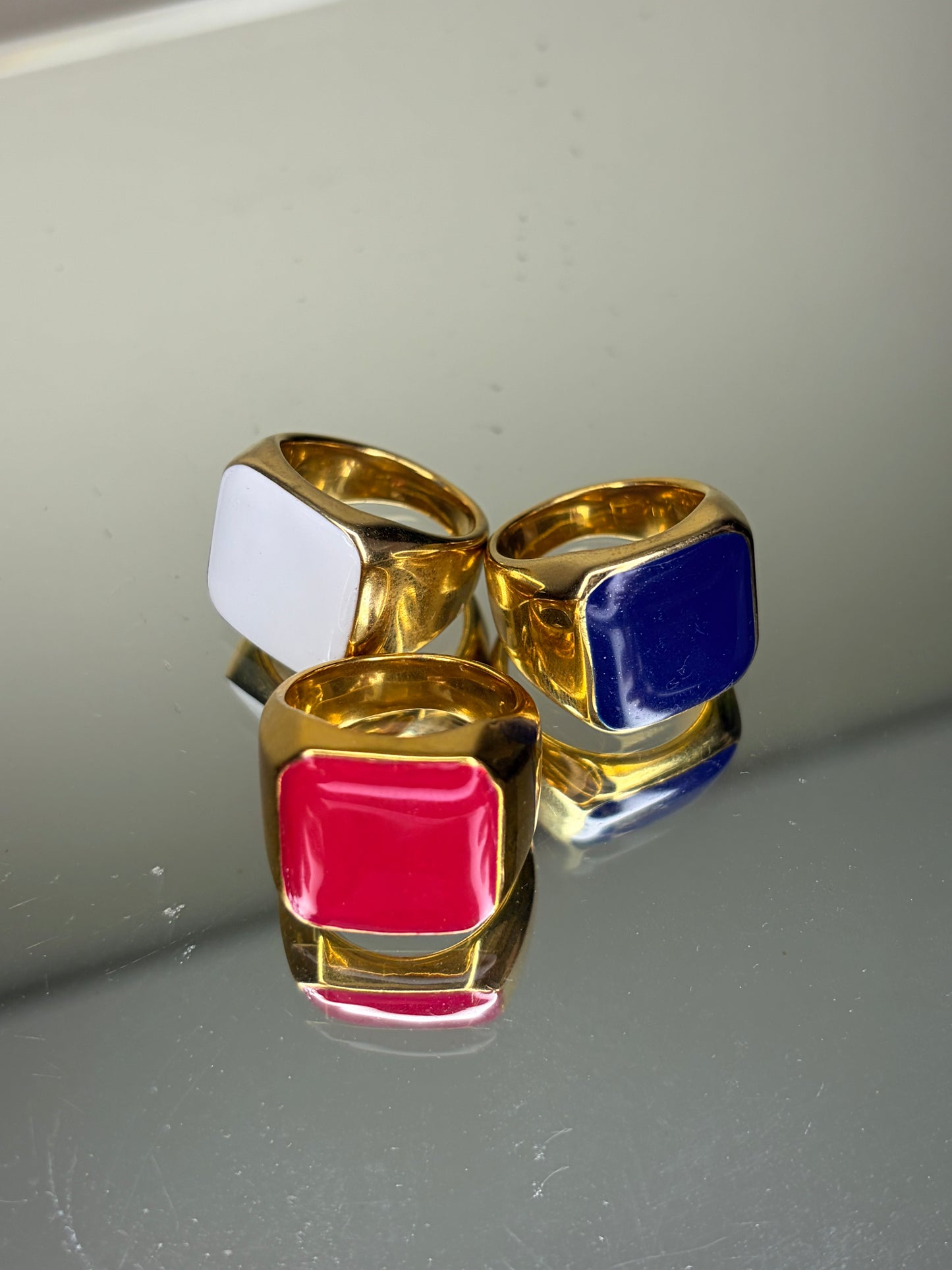 Chunky ring - BIANCO