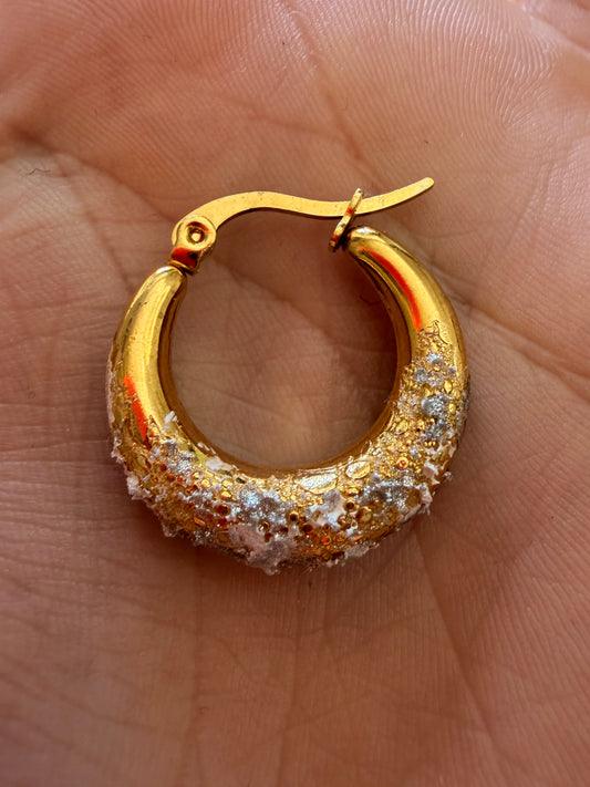 Crispy earrings - Baby Mezzaluna