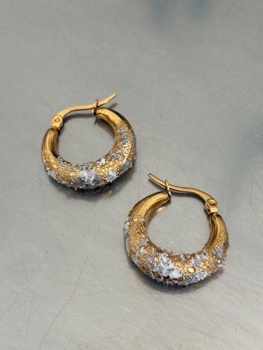 Crispy earrings - Baby Mezzaluna