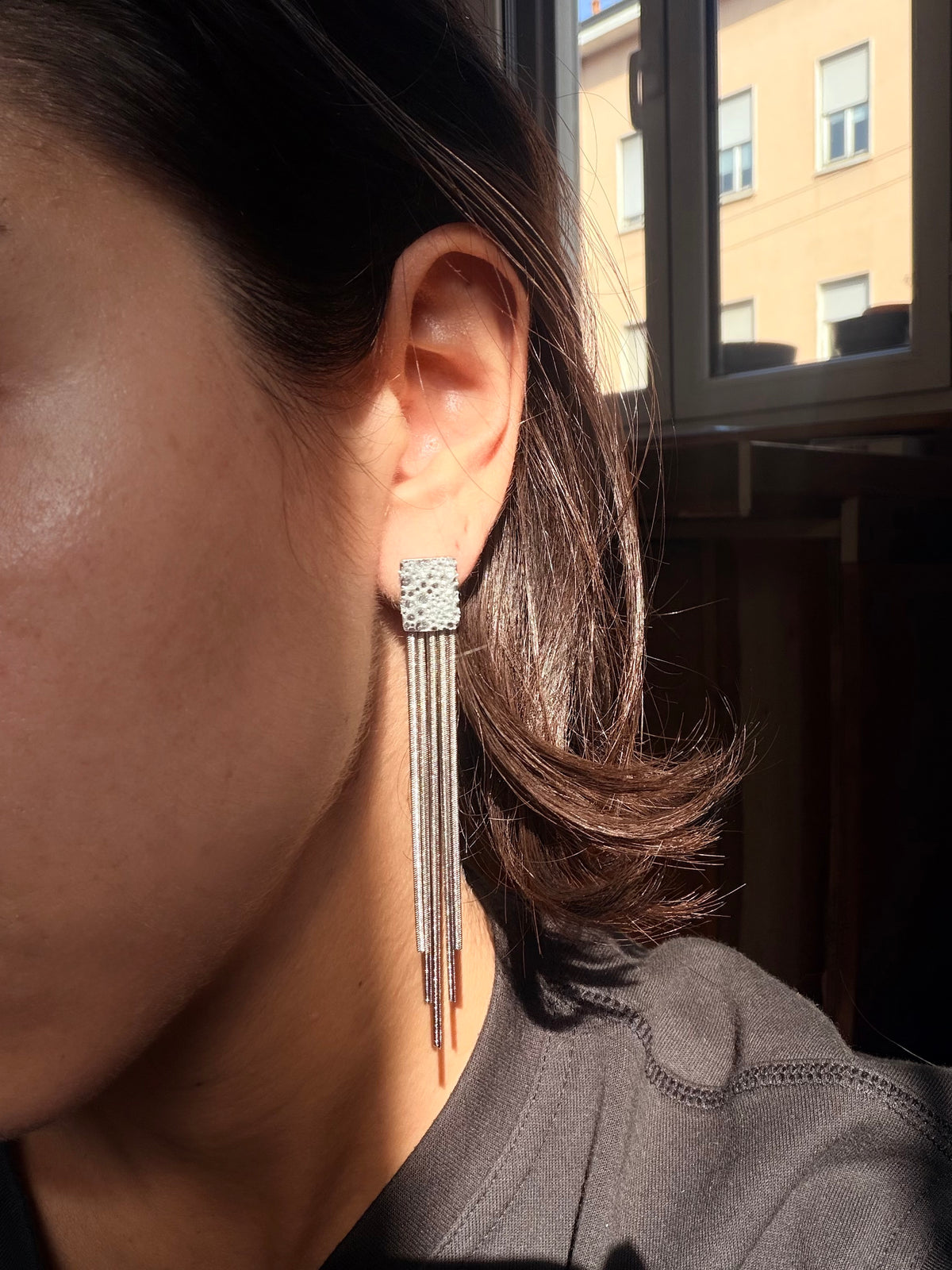 Scia earrings - SILVER