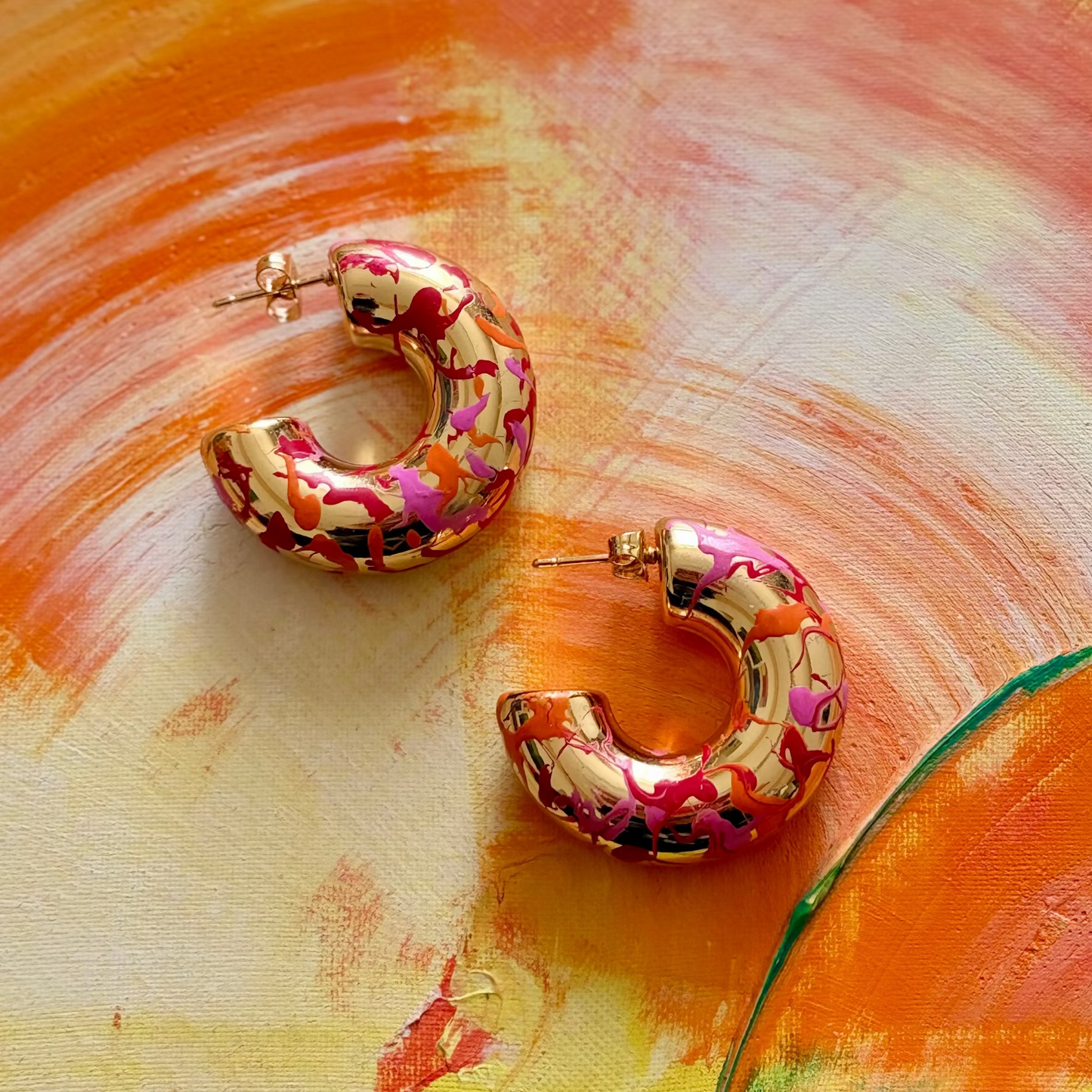 Dripping earrings - Caldo