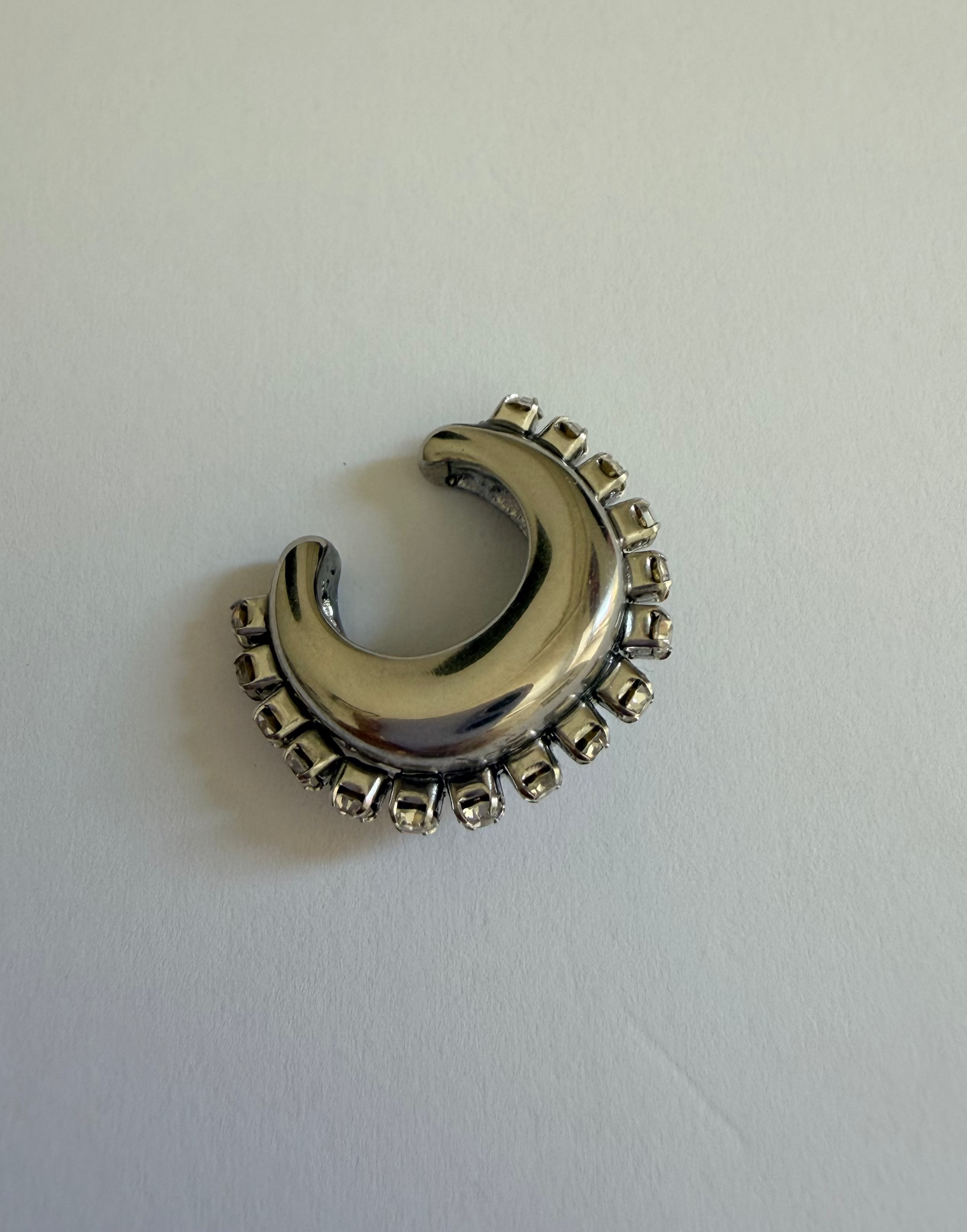 Bling bling Ear cuff - ARGENTO