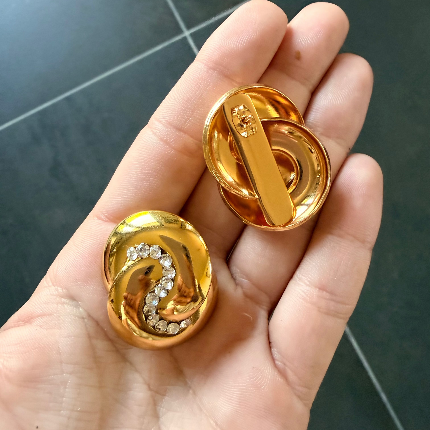 Diamond Double earrings