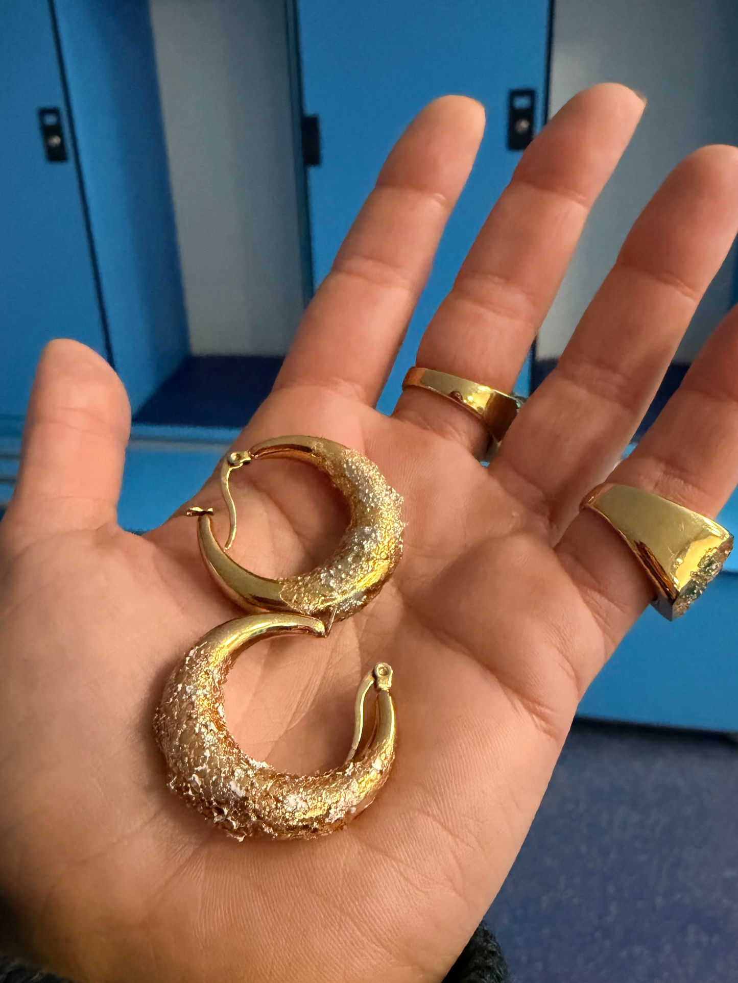 Crispy earrings - Mezzaluna ICE