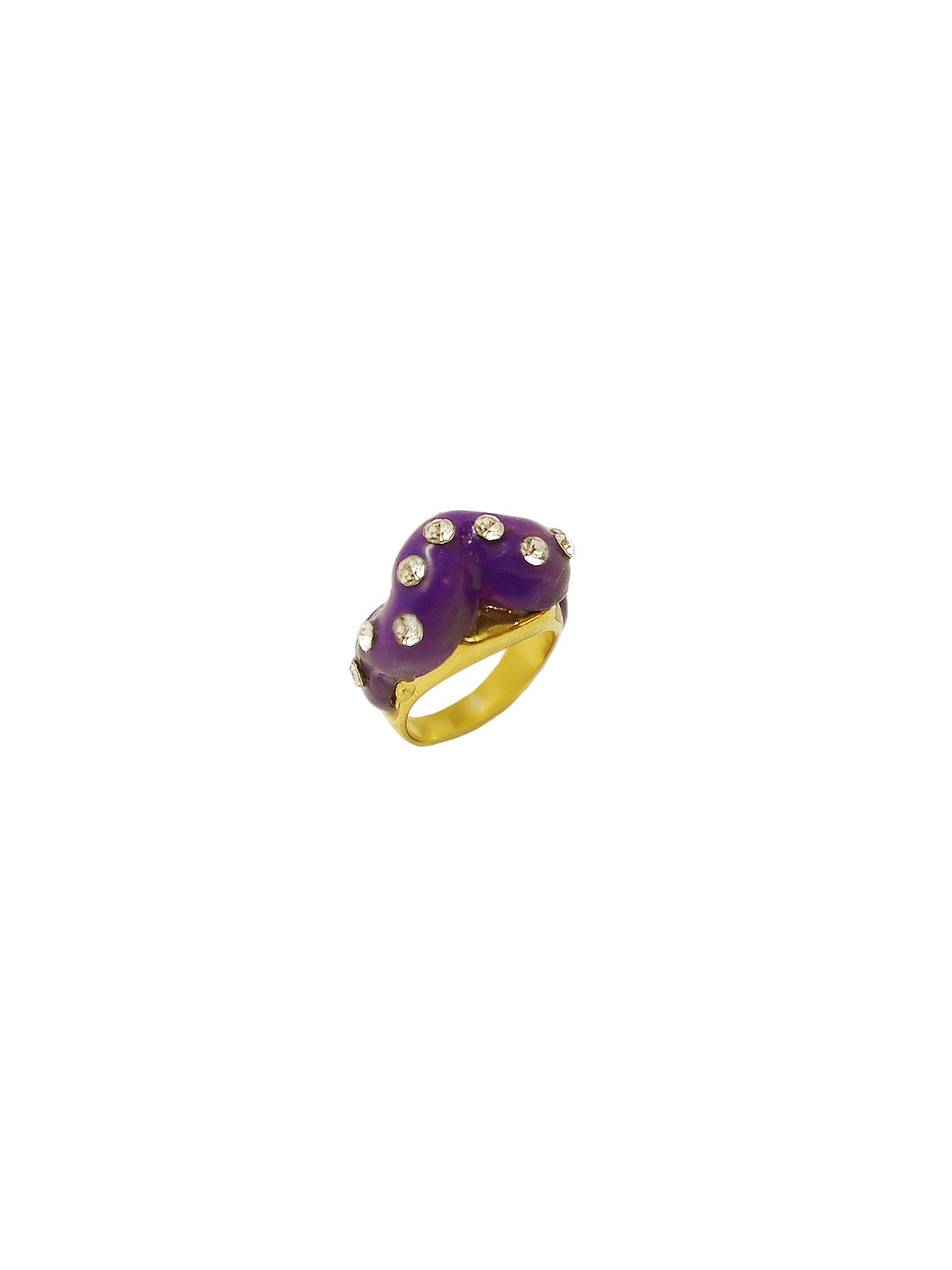 Mostro ring - Viola Brillante