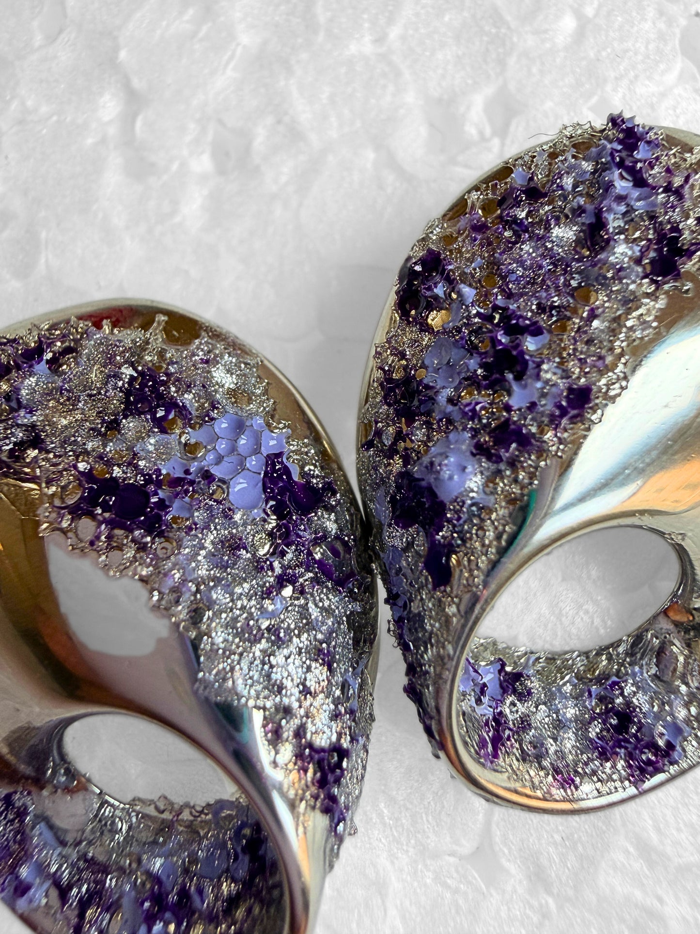 Crispy earrings - VIOLET