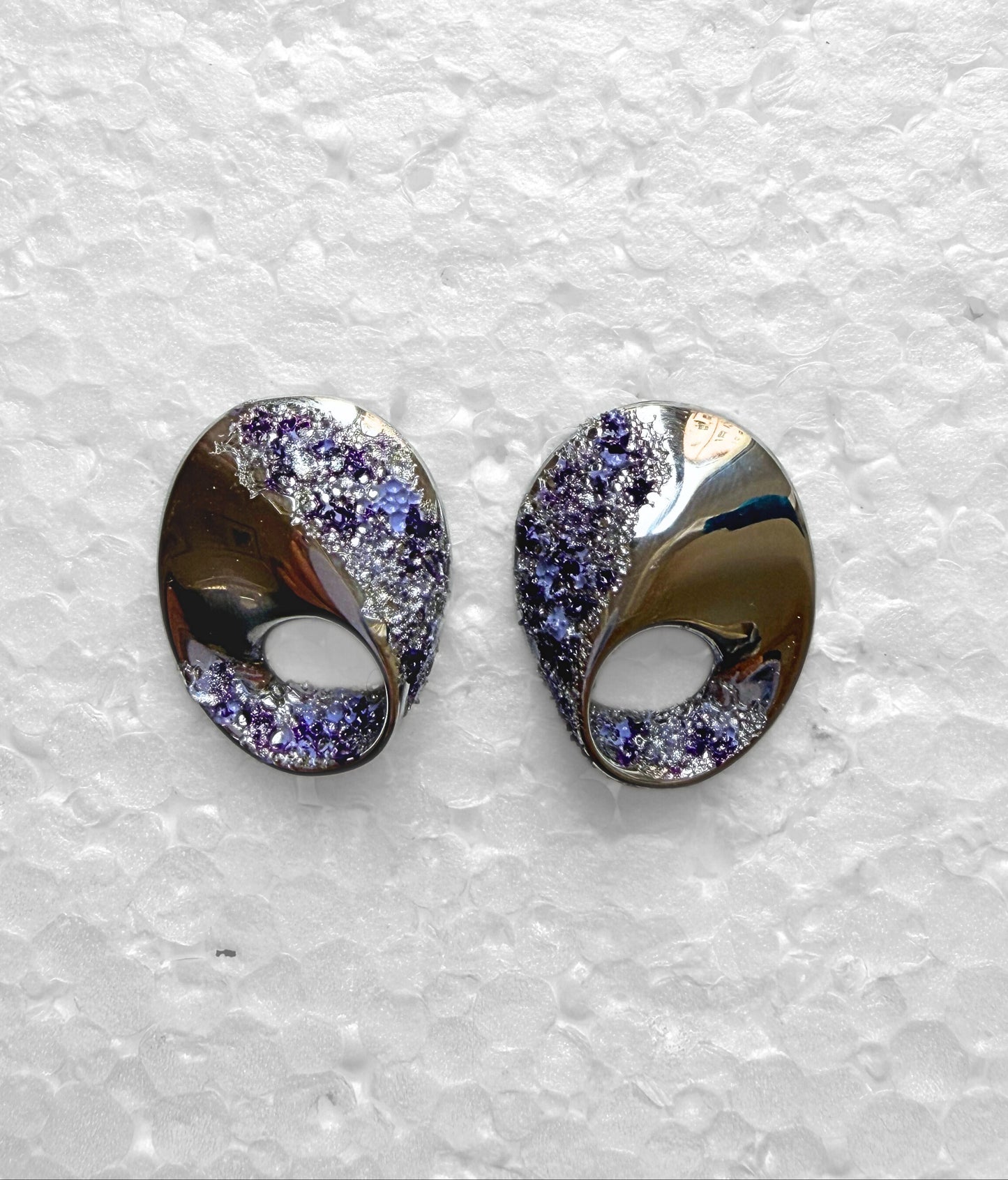 Crispy earrings - VIOLET